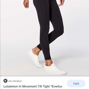 Lululemon in movement legging